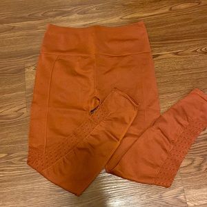 Orange Fabletics leggings